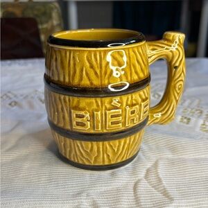 Vintage Rustic Brown Beer Mug